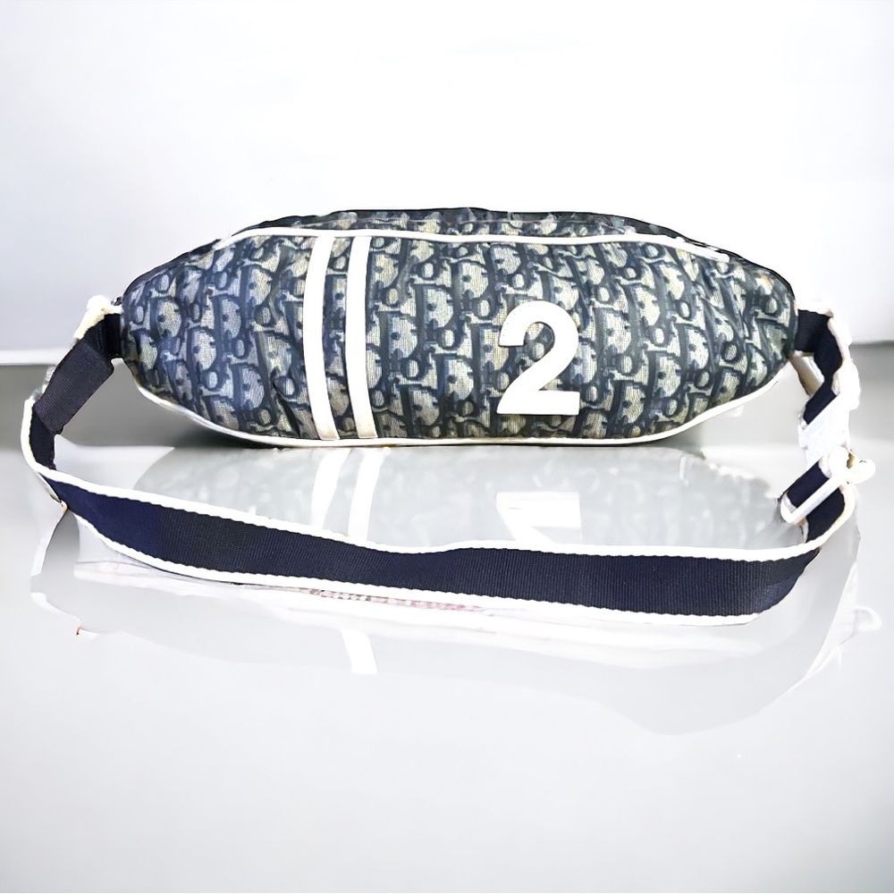 Dior Navy Blue Trotter Waist Pouch